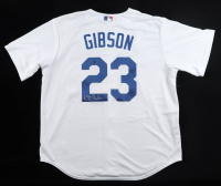 Kirk Gibson Signed Dodgers Majestic Authentic Jersey (DA) at PristineAuction.com