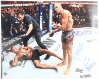 Alex "Poatan" Pereira Signed UFC 16x20 Photo (Beckett) at PristineAuction.com