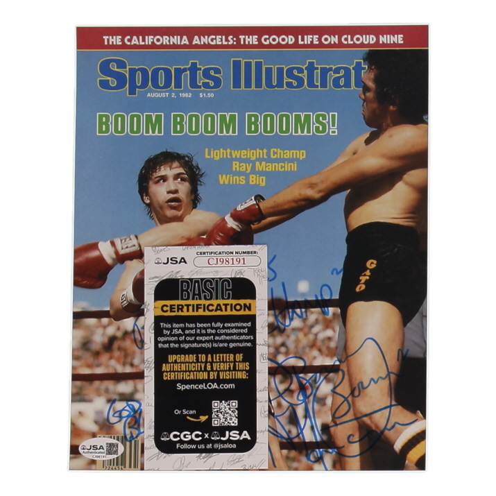 Ray "Boom Boom" Mancini Signed 8x10 Photo Inscribed "Best Wishes For 'Champ'" & "God Bless!" (JSA) at PristineAuction.com Ray "Boom Boom" Mancini Signed 8x10 Photo Inscribed "Best Wishes For 'Champ'" & "God Bless!" (JSA) at PristineAuction.com