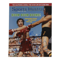 Ray "Boom Boom" Mancini Signed 8x10 Photo Inscribed "Best Wishes For 'Champ'" & "God Bless!" (JSA) at PristineAuction.com