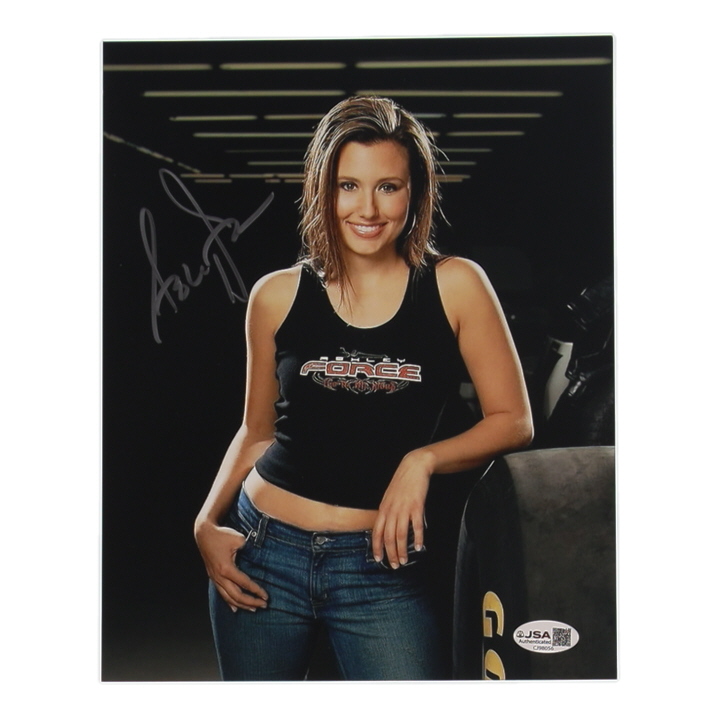 Ashley Force Hood Signed 8x10 Photo (JSA) at PristineAuction.com Ashley Force Hood Signed 8x10 Photo (JSA) at PristineAuction.com