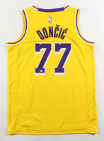 Luka Doncic Signed Signed Lakers Nike Authentic Jersey (Beckett) at PristineAuction.com