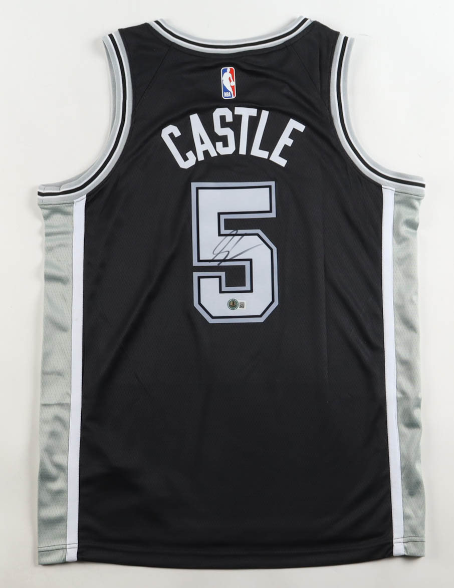 Stephon Castle Signed Spurs Nike Authentic Jersey (Beckett) at PristineAuction.com Stephon Castle Signed Spurs Nike Authentic Jersey (Beckett) at PristineAuction.com