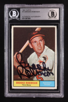 Brooks Robinson Signed 1961 Topps #10 RC (BGS) at PristineAuction.com