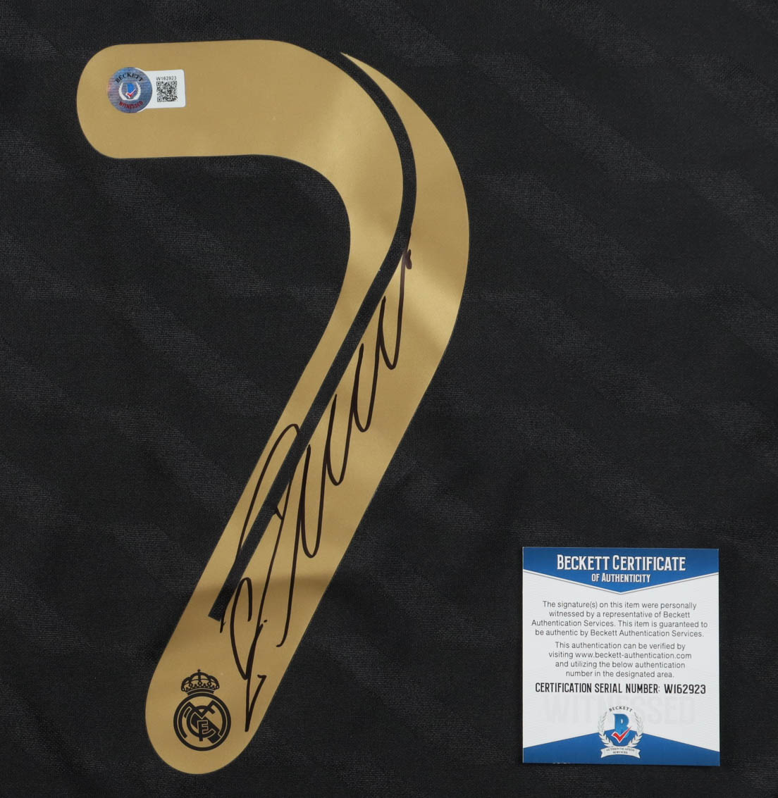 Cristiano Ronaldo Signed Real Madrid F.C. Adidas Authentic Jersey (Beckett) at PristineAuction.com Cristiano Ronaldo Signed Real Madrid F.C. Adidas Authentic Jersey (Beckett) at PristineAuction.com