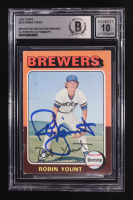 Robin Yount Signed 1975 Topps #223 RC (BGS | Autograph Graded BGS 10) at PristineAuction.com