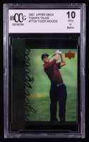 Tiger Woods 2001 Upper Deck Tiger's Tales #TT28 (BCCG 10) at PristineAuction.com