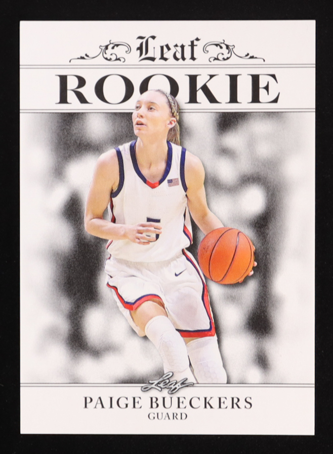 Paige Bueckers 2023 Leaf Special Release Rookie Achievement #RA38 RC at PristineAuction.com Paige Bueckers 2023 Leaf Special Release Rookie Achievement #RA38 RC at PristineAuction.com