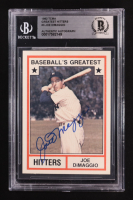 Joe Dimaggio Signed  1982 TCMA Greatest Hitters #3 (BGS) at PristineAuction.com