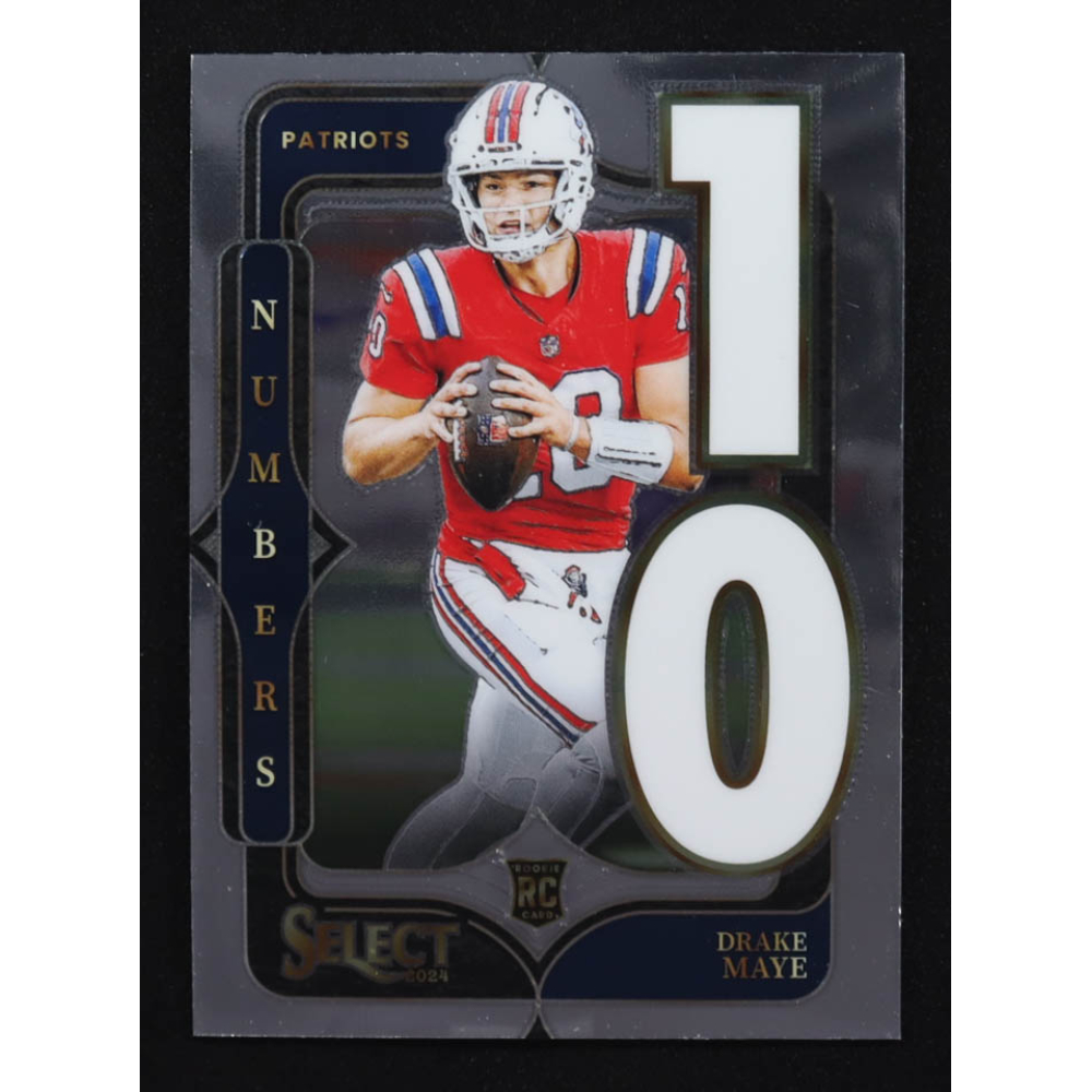Drake Maye 2024 Select Select Numbers #20 RC at PristineAuction.com