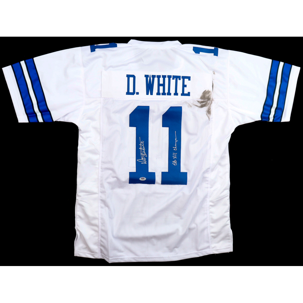 Danny White Signed Jersey Inscribed "SB XII Champs" (PSA) at PristineAuction.com
