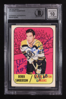Derek Sanderson Signed 1967-68 Topps Inscribed "ROY 67-68 , SCC 1970-71" #33 RC (BGS | Autograph Graded BGS 10) at PristineAuction.com