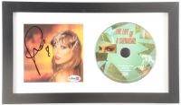 Taylor Swift Signed Custom Framed "The Life of a Showgirl" CD Album Insert Display (JSA) at PristineAuction.com
