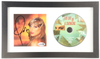 Taylor Swift Signed Custom Framed "The Life of a Showgirl" CD Album Insert Display (JSA) at PristineAuction.com