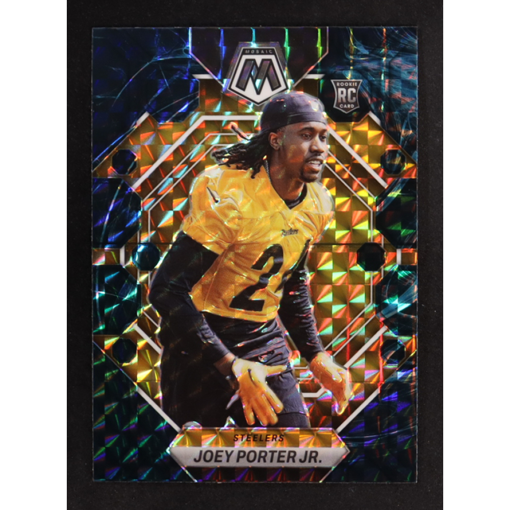 Joey Porter Jr. 2023 Panini Mosaic Mosaic Genesis #335 RC at PristineAuction.com
