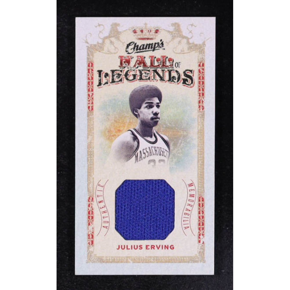 Julius Erving 2009-10 Upper Deck Champ's Hall of Legends Memorabilia #HLJE at PristineAuction.com