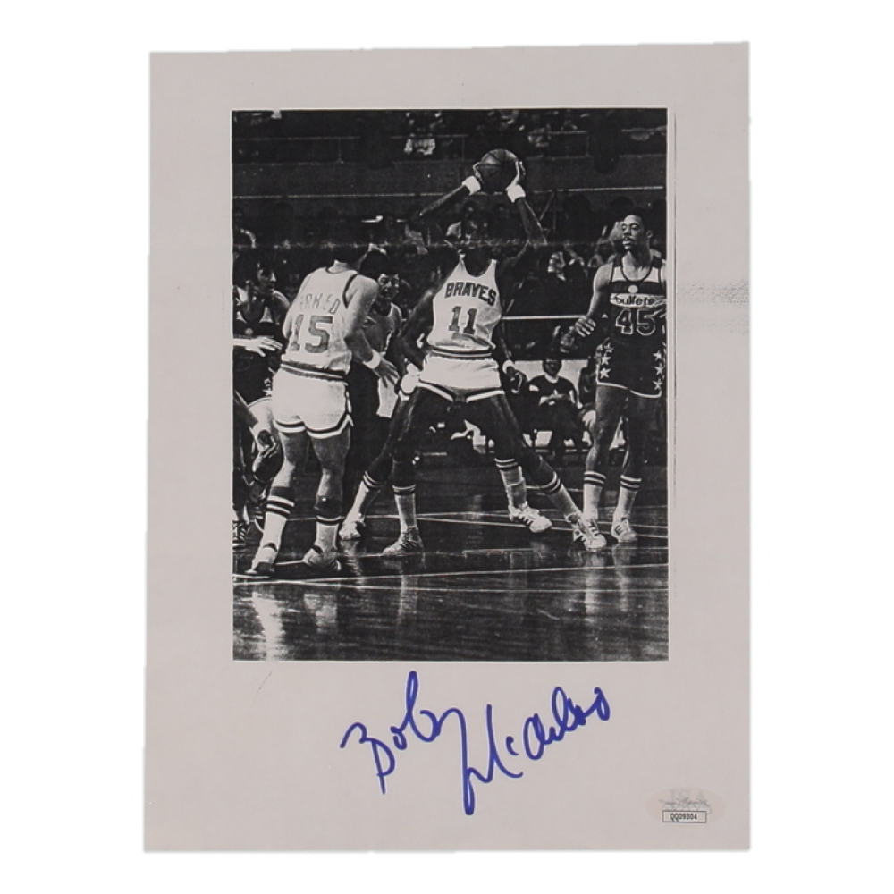 Bob McAdoo Signed Braves 8x10 Photo (JSA) at PristineAuction.com
