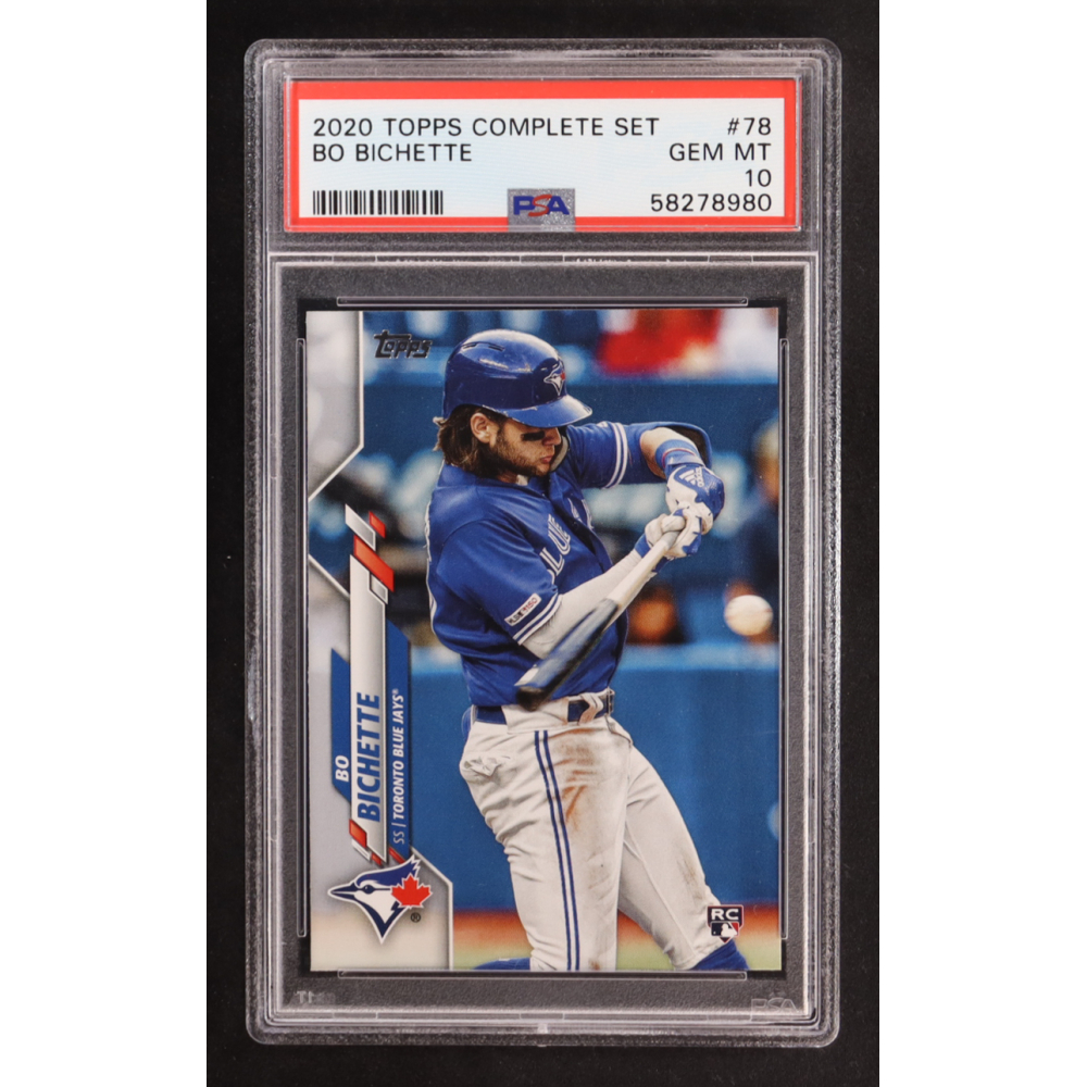 Bo Bichette 2020 Topps #78 RC (PSA 10) at PristineAuction.com