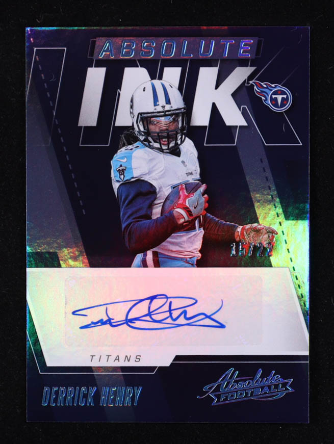 Derrick Henry 2017 Absolute Absolute Ink Number #17 #15/22 at PristineAuction.com Derrick Henry 2017 Absolute Absolute Ink Number #17 #15/22 at PristineAuction.com