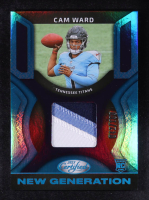 Cam Ward 2025 Certified New Generation Jerseys Mirror Teal #5 #42/199 RC at PristineAuction.com