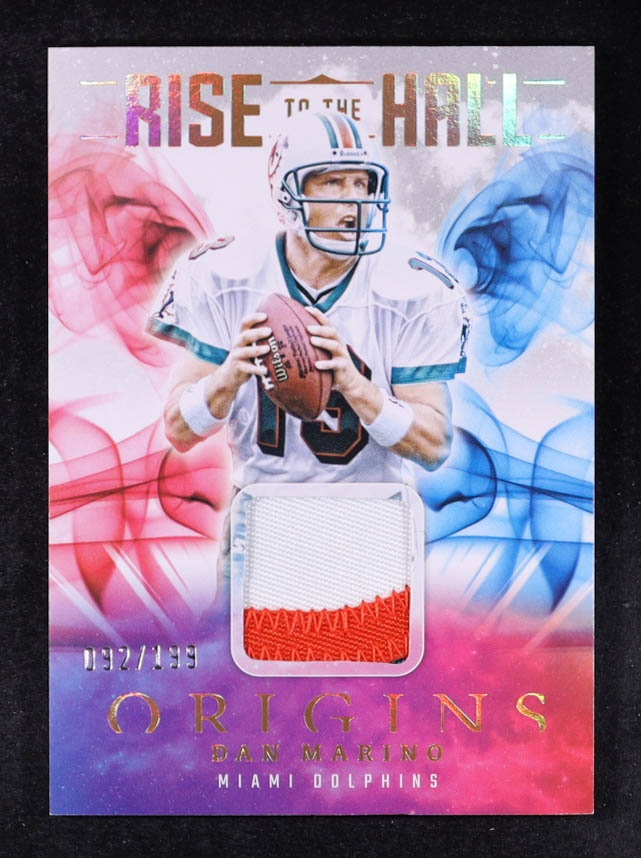 Dan Marino 2025 Panini Origins Rise to the Hall Jerseys #20 #92/199 at PristineAuction.com Dan Marino 2025 Panini Origins Rise to the Hall Jerseys #20 #92/199 at PristineAuction.com