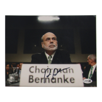 Ben Bernanke Signed 8x10 Photo (JSA) at PristineAuction.com