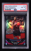 Andre Iguodala 2004-05 Topps Chrome Refractors Black #174 #230/500 RC (PSA 8) at PristineAuction.com