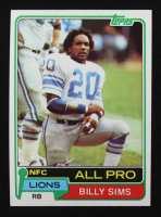 Billy Sims 1981 Topps #100 AP RC at PristineAuction.com