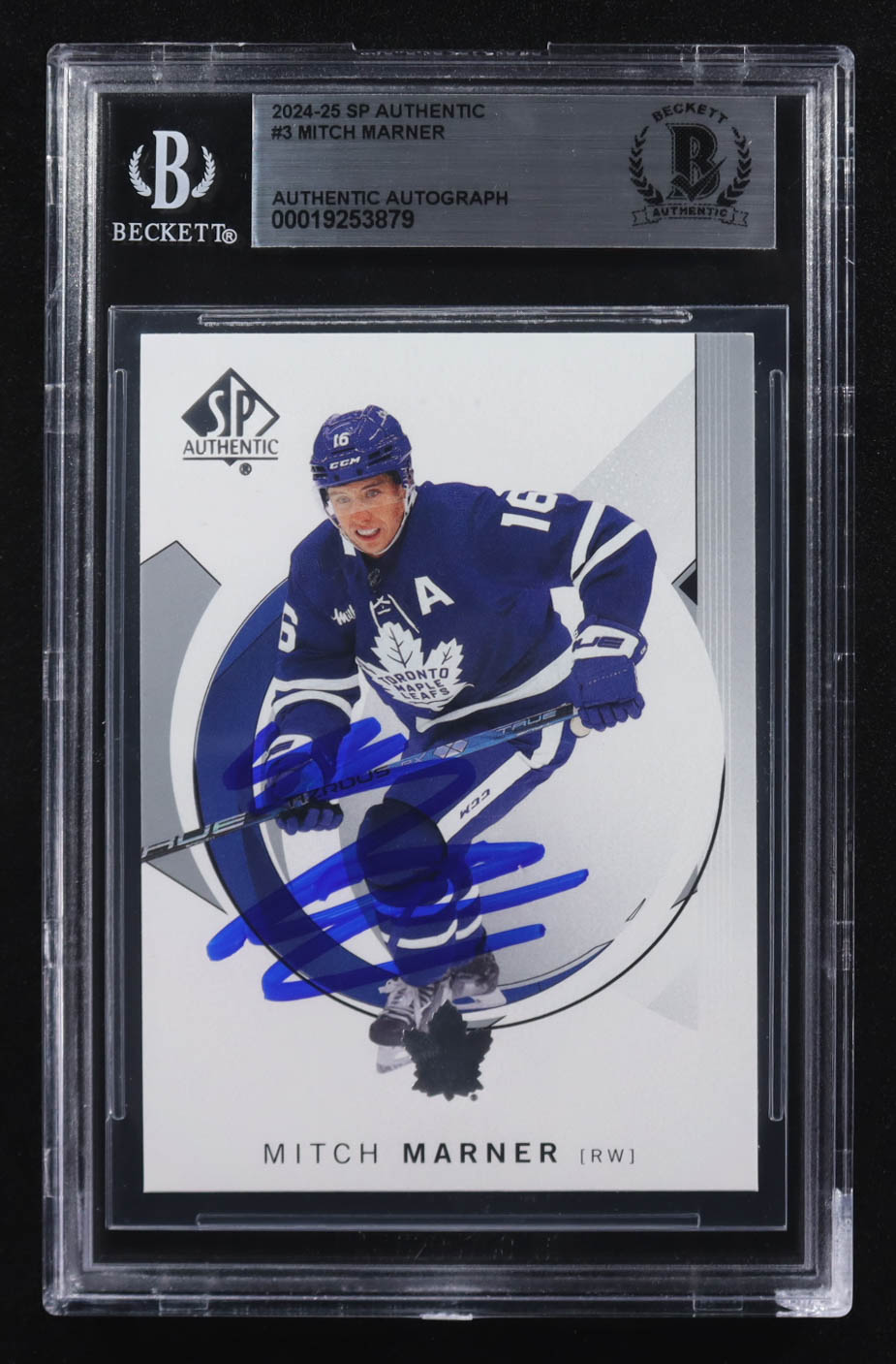 Mitch Marner Signed 2024-25 Sp Authentic #3 (BGS) at PristineAuction.com Mitch Marner Signed 2024-25 Sp Authentic #3 (BGS) at PristineAuction.com