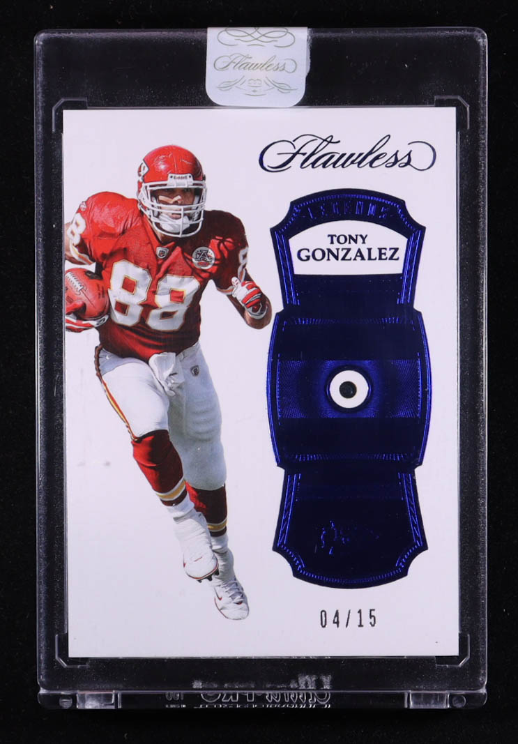 Tony Gonzalez 2017 Panini Flawless Sapphire #121 #04/15 at PristineAuction.com Tony Gonzalez 2017 Panini Flawless Sapphire #121 #04/15 at PristineAuction.com