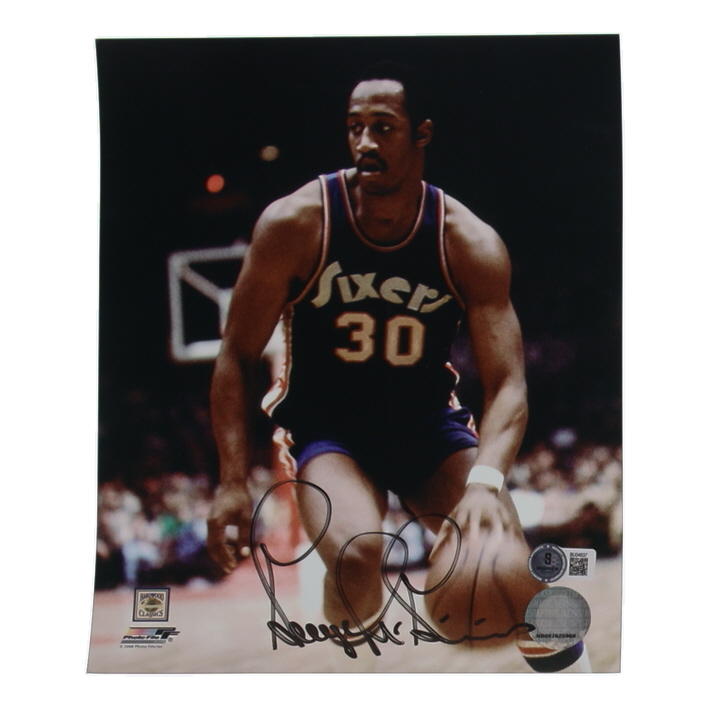 George McGinnis Signed 76ers 8x10 Photo (Beckett) at PristineAuction.com George McGinnis Signed 76ers 8x10 Photo (Beckett) at PristineAuction.com