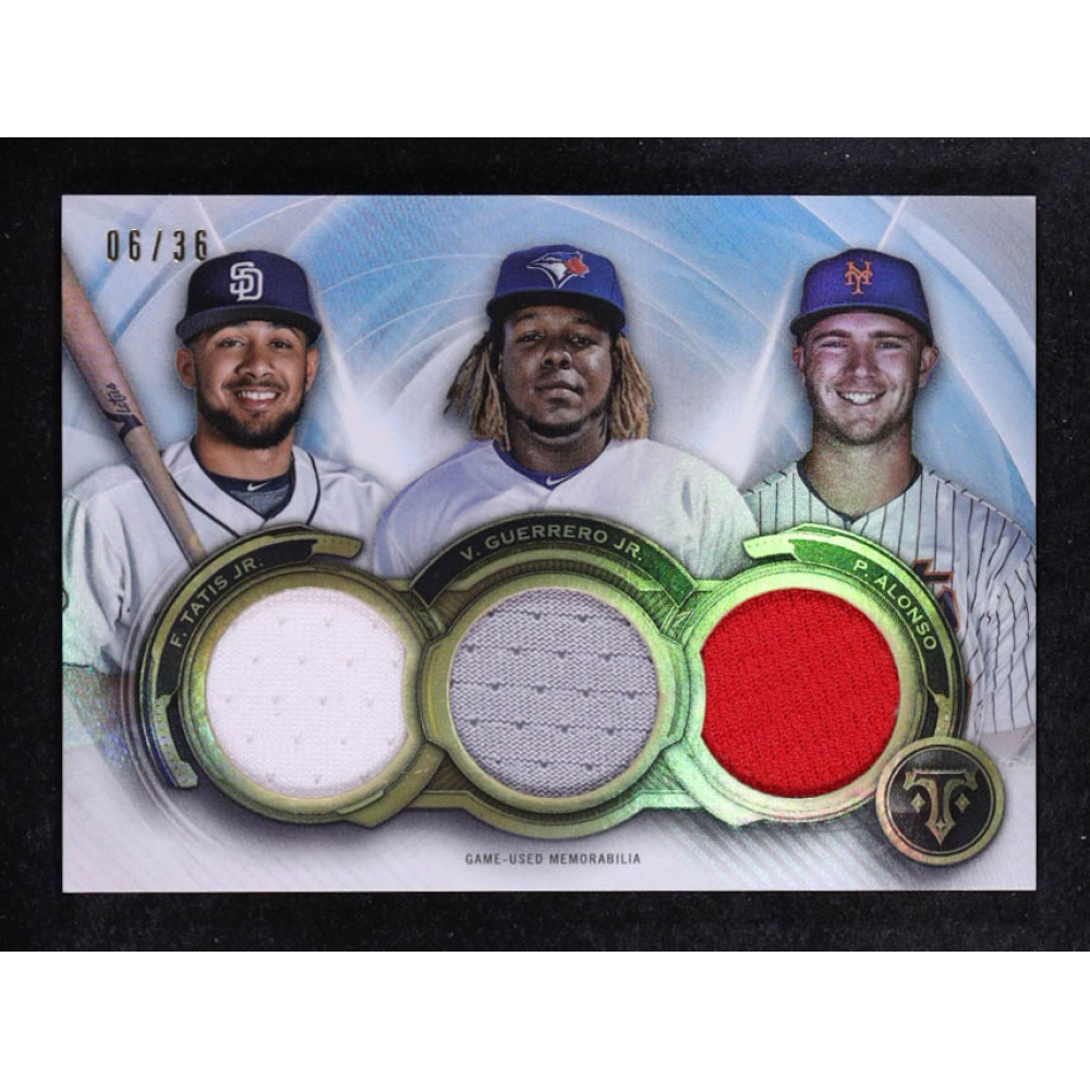 Pete Alonso / Fernando Tatis Jr. / Vladimir Guerrero Jr. 2019 Topps Triple Threads Relic Combos #RCCTGAL #6/36 RC at PristineAuction.com