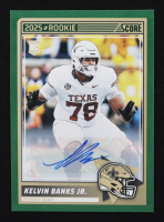 Kelvin Banks Jr. 2025 Score Rookie Signatures Green #23 RC at PristineAuction.com