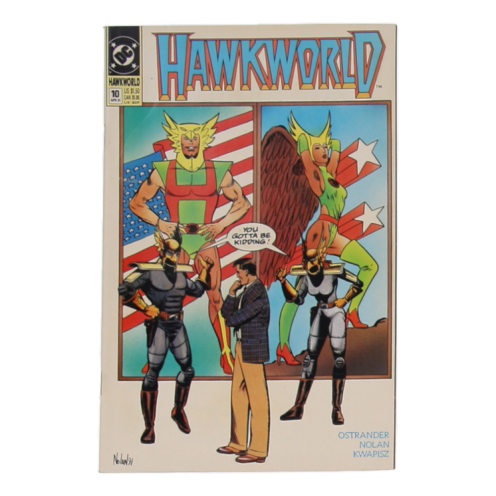 1991 "Hawkworld" Issue #10 DC Comic Book at PristineAuction.com