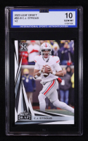 C.J. Stroud 2023 Leaf Draft Version 2 #B2-8 RC (ISA 10) at PristineAuction.com