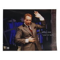 Jeffrey Jones Signed "Beetlejuice" 11x14 Photo Inscribed "Charles Deetz" (Beckett) at PristineAuction.com