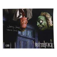 Jeffrey Jones Signed "Beetlejuice" 11x14 Photo Inscribed "Charles Deetz" (Beckett) at PristineAuction.com