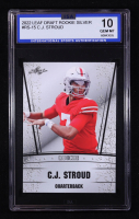 C.J. Stroud 2022 Leaf Draft Rookie Silver #RS15 RC (ISA 10) at PristineAuction.com