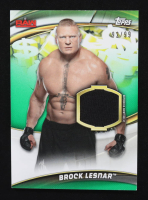Brock Lesnar 2019 Topps WWE Money in the Bank Shirt Relics Green #SRBL #92/99 at PristineAuction.com