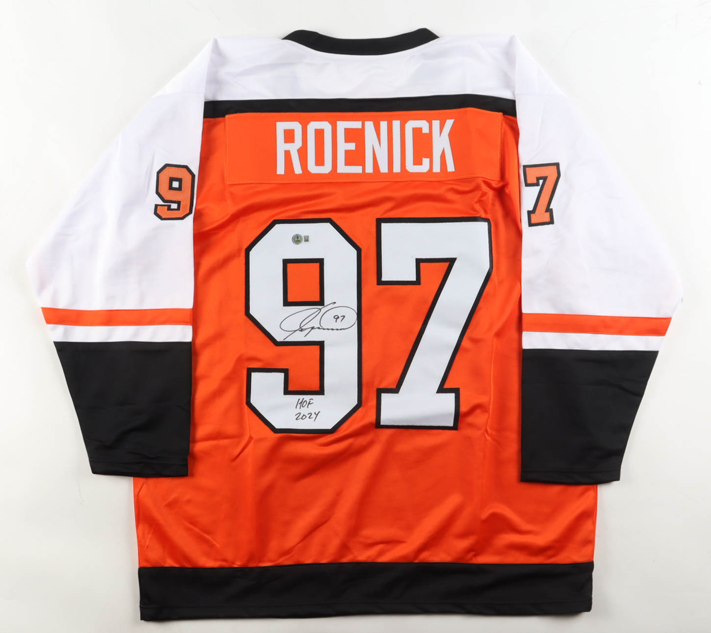 Jeremy Roenick Signed Jersey Inscribed "HOF 2024" (Beckett) at PristineAuction.com Jeremy Roenick Signed Jersey Inscribed "HOF 2024" (Beckett) at PristineAuction.com