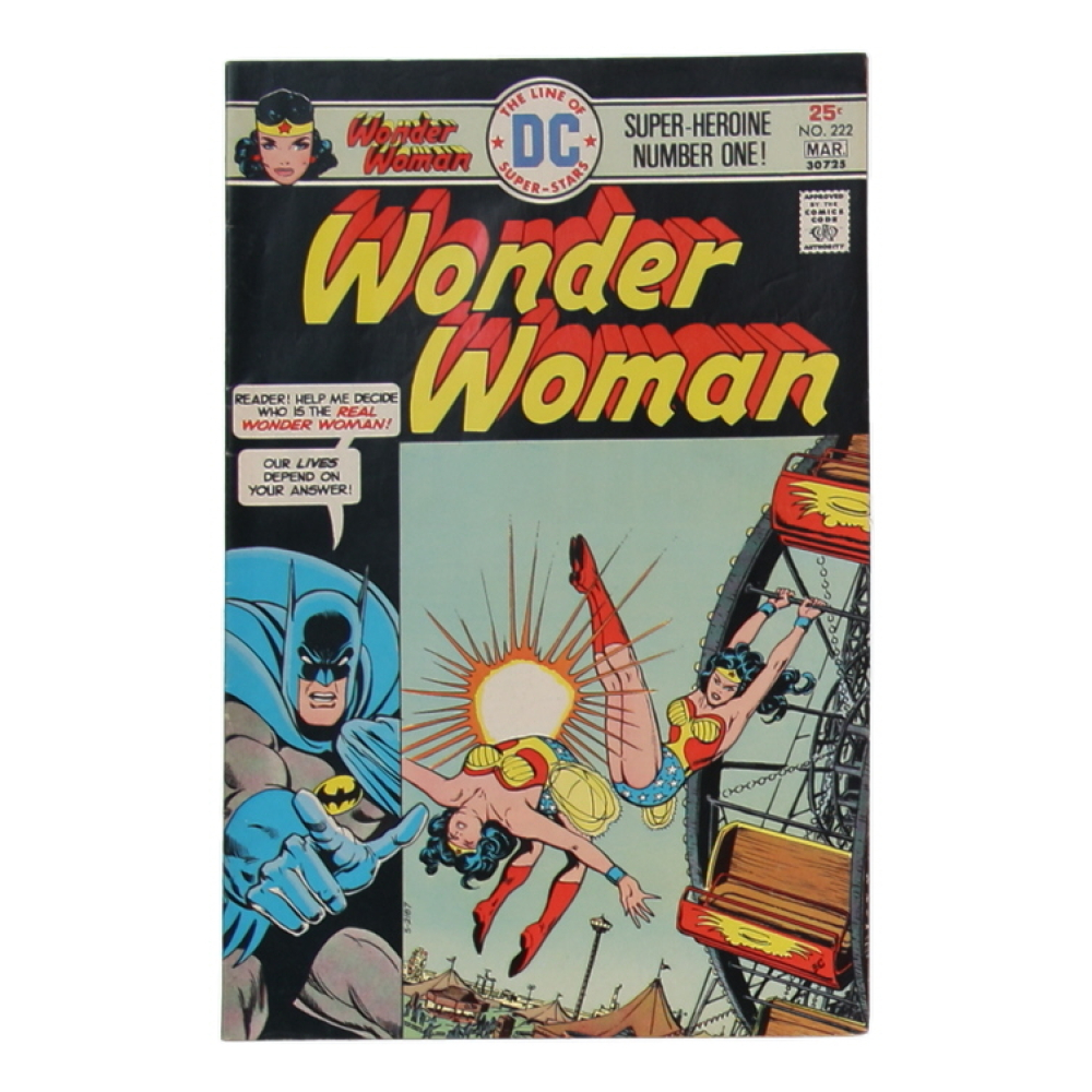 1976 "Wonder Woman" Issue #222 DC Comic Book at PristineAuction.com