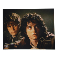 Elijah Wood & Sean Astin Signed "The Lord of the Rings" 11x14 Photo Inscribed "Frodo" & "Samwise" (Beckett) at PristineAuction.com