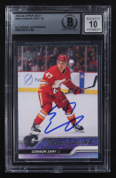Connor Zary Signed 2023-24 Upper Deck Young Guns Series 2 #496 RC (BGS | Autograph Graded BGS 10) at PristineAuction.com