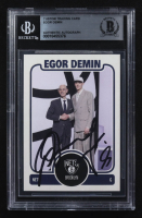 Egor Demin Signed Custom Trading Card RC (BGS) at PristineAuction.com