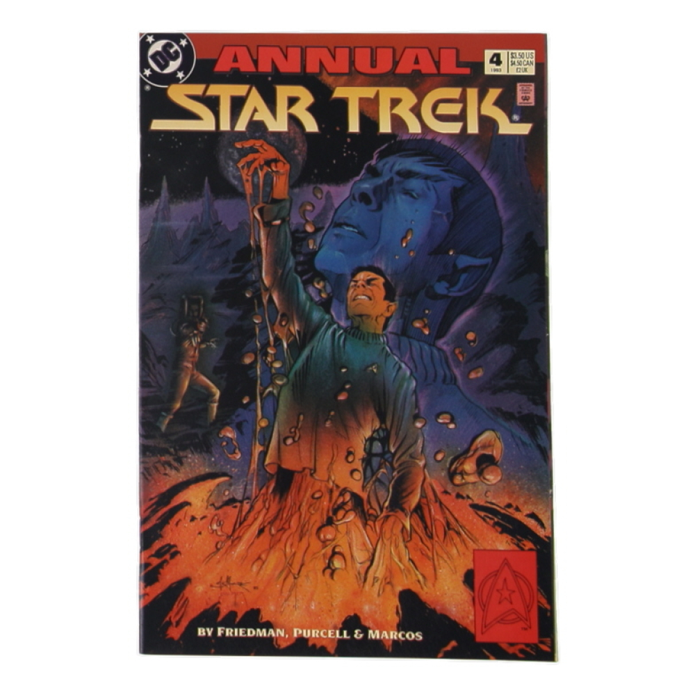 1993 "Star Trek Annual" Issue #4 DC Comic Book at PristineAuction.com
