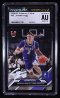 Cooper Flagg Signed 2024-25 Bowman University Now #16 (CGC Encapsulated) at PristineAuction.com