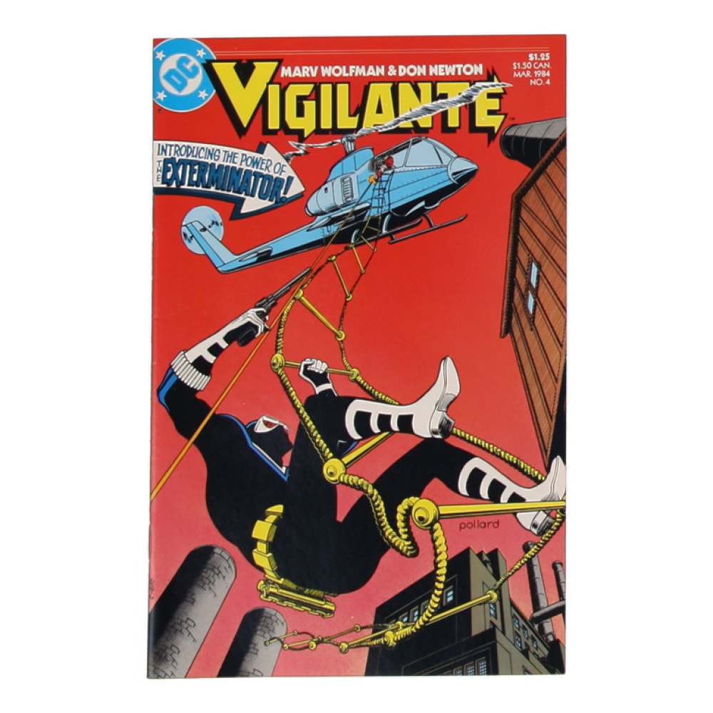 1984 "Vigilante" Issue #4 DC Comic Book at PristineAuction.com