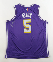Deandre Ayton Signed Lakers Jordan Authentic Jersey (PSA) at PristineAuction.com