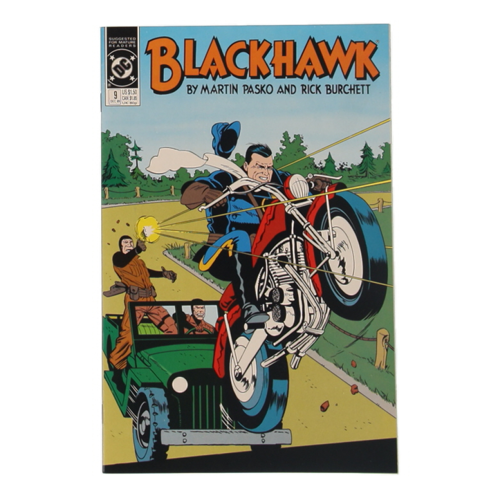 1989 "Blackhawk" Issue #9 DC Comic Book at PristineAuction.com
