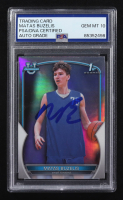 Matas Buzelis Signed 2023 Bowman University Refractor #84 RC (PSA | Autograph Graded PSA 10) at PristineAuction.com